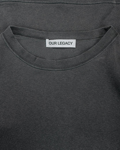 lost & found Our Legacy Our Legacy Slack Sweatshirt Washed Black Rogue Loopback