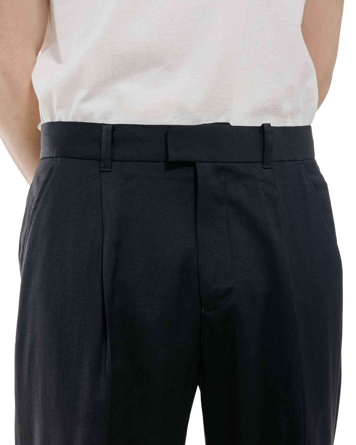 Our Legacy Slack Trouser Black Worsted Wool