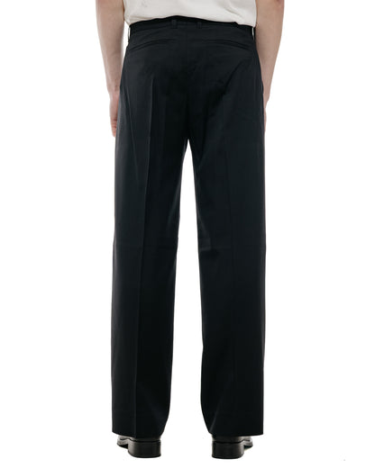 Our Legacy Slack Trouser Black Worsted Wool