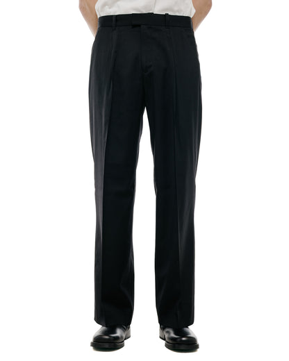 Our Legacy Slack Trouser Black Worsted Wool