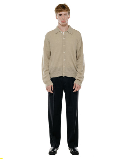 Our Legacy Slack Trouser Black Worsted Wool