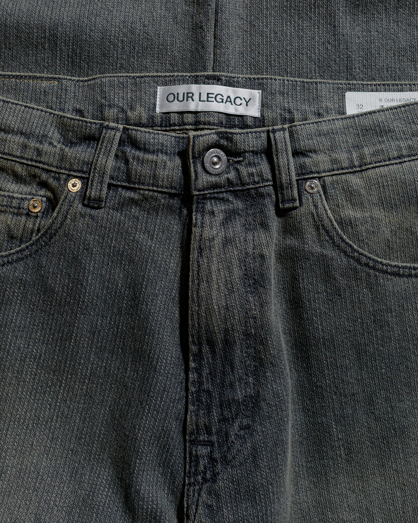 lost & found Our Legacy Our Legacy Third Cut Ash Dust Chain Twill