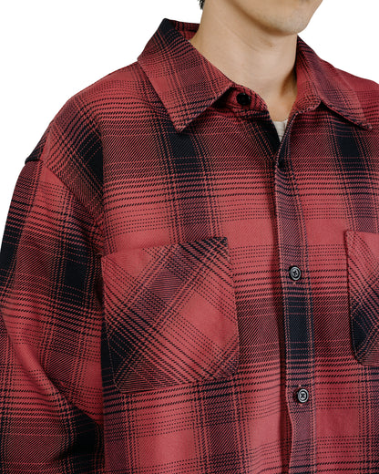 lost & found Our Legacy Our Legacy Whoppin Shirt Bison Check Ranch Cotton