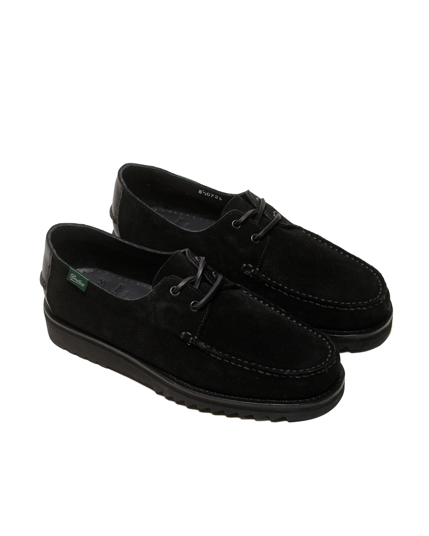 lost & found Paraboot Paraboot KAPTAIN SUNSHINE Domingue Suede Black