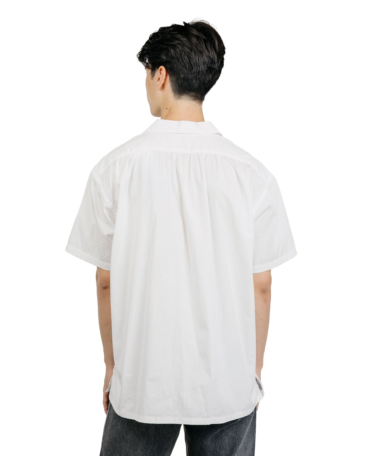 lost & found Phigvel Phigvel Back Gathering SS Shirt Off White