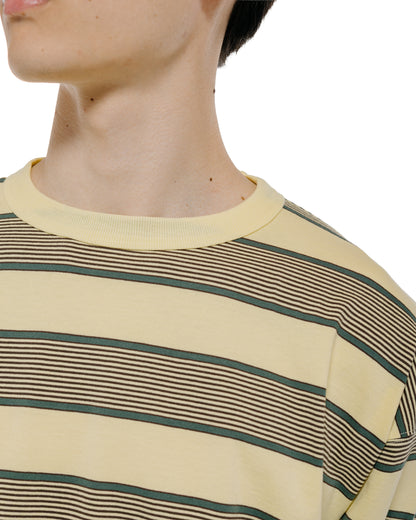 lost & found Phigvel Phigvel Border Long Sleeve Top P.Yellow/Viridian