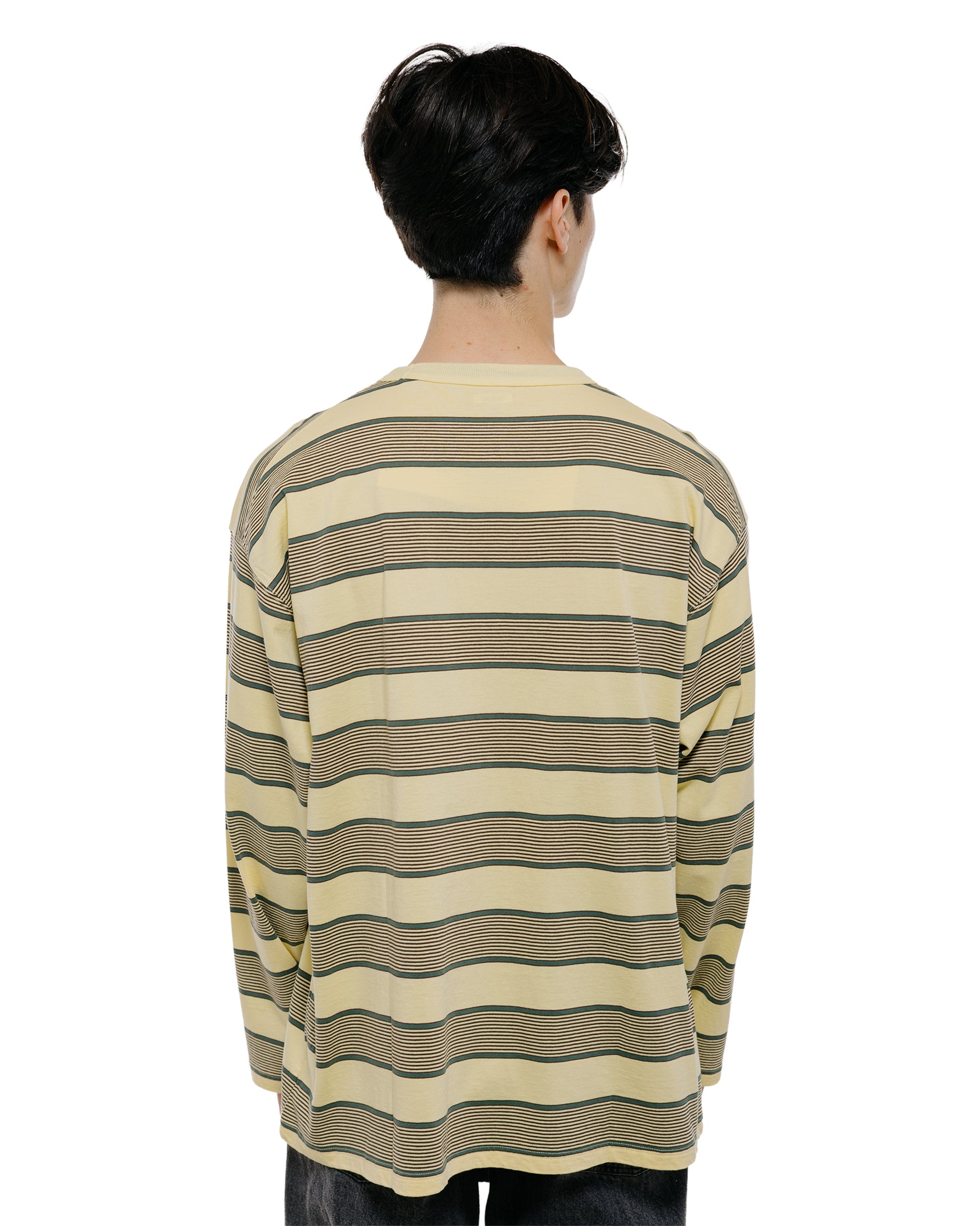 lost & found Phigvel Phigvel Border Long Sleeve Top P.Yellow/Viridian