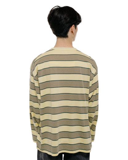 lost & found Phigvel Phigvel Border Long Sleeve Top P.Yellow/Viridian