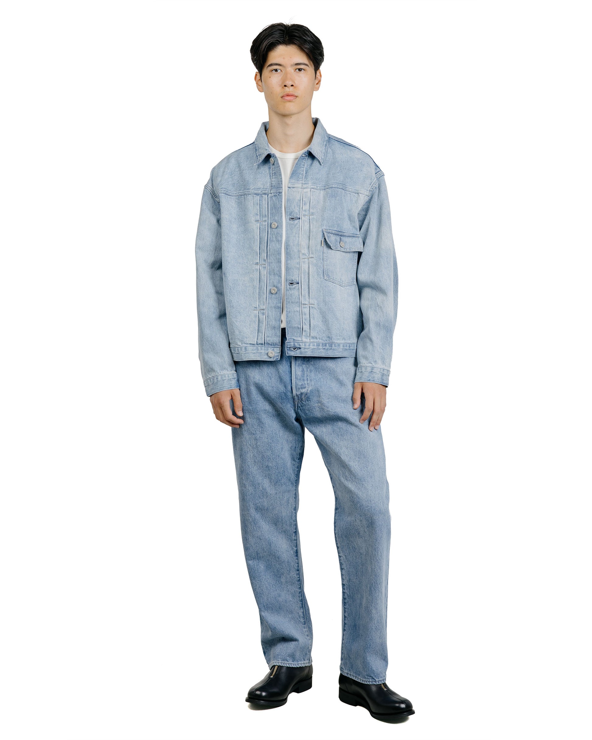 Phigvel Classic Faded Jeans Indigo Fade