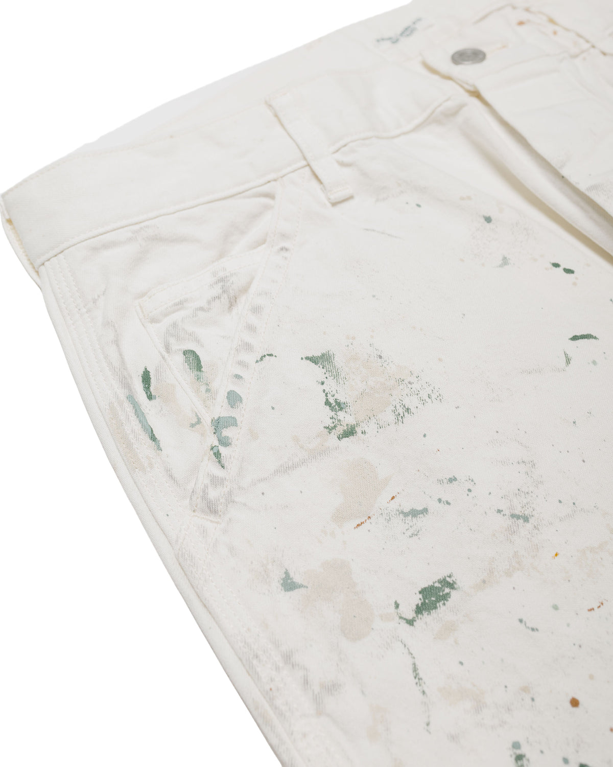 Phigvel Denim Painter Trousers C.White(Painted)