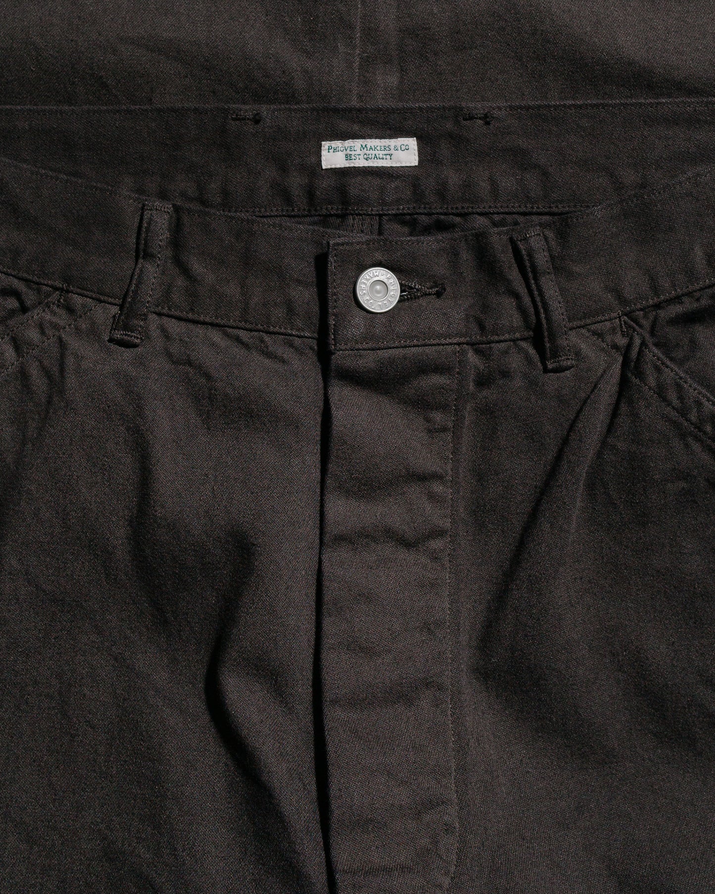 Phigvel Denim Painter Trousers Dust Black