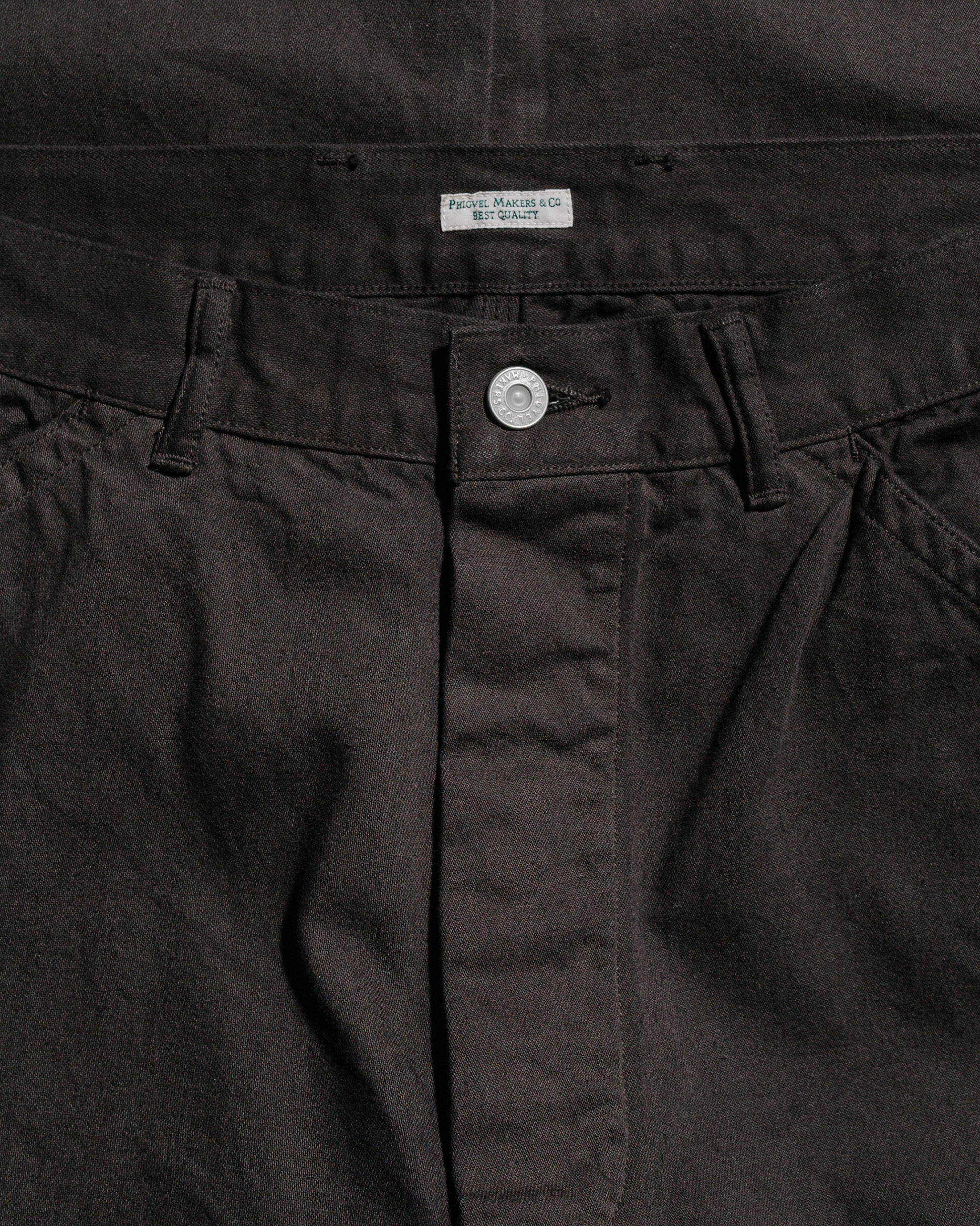 Phigvel Denim Painter Trousers Dust Black