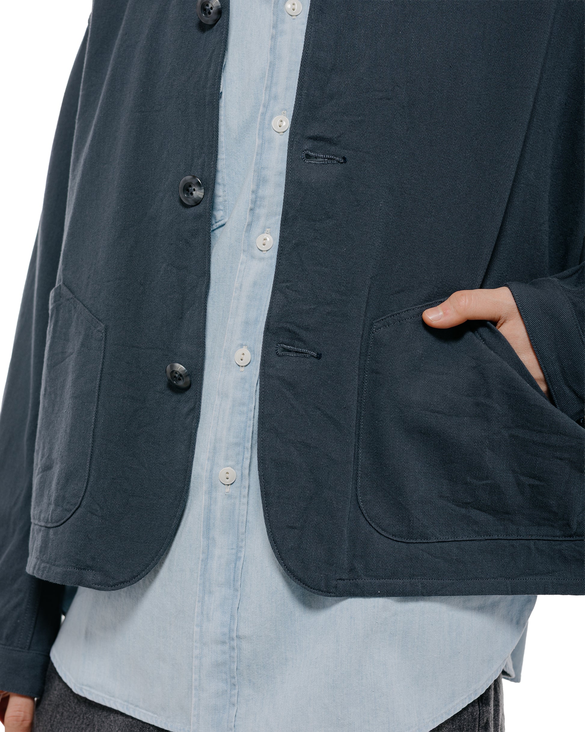 lost & found Phigvel Phigvel Drill Cloth Field Jacket Dust Navy