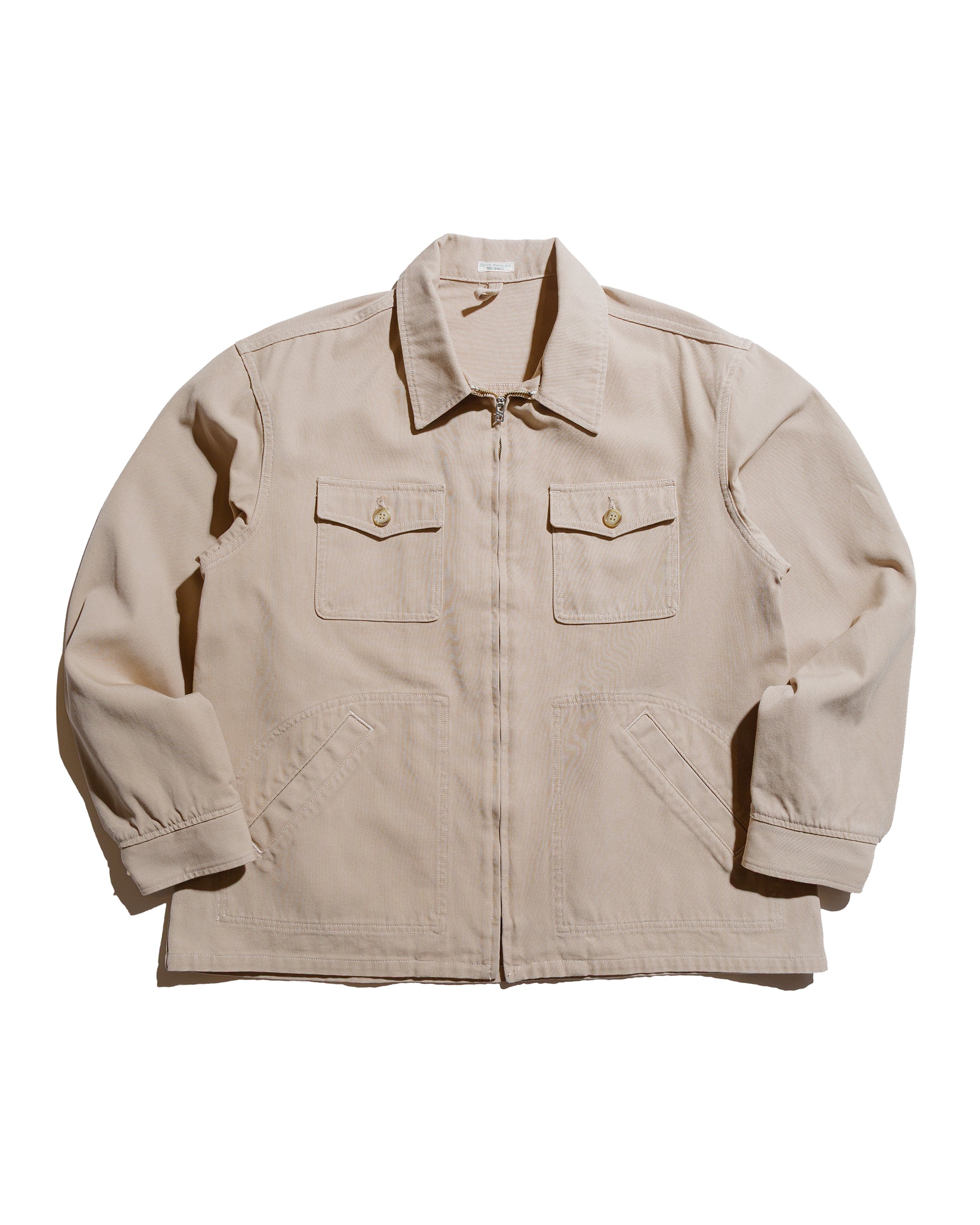Phigvel Duck Cloth Workaday Jacket Cream