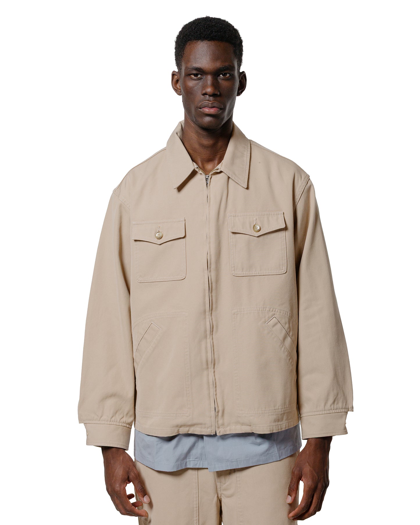 Phigvel Duck Cloth Workaday Jacket Cream