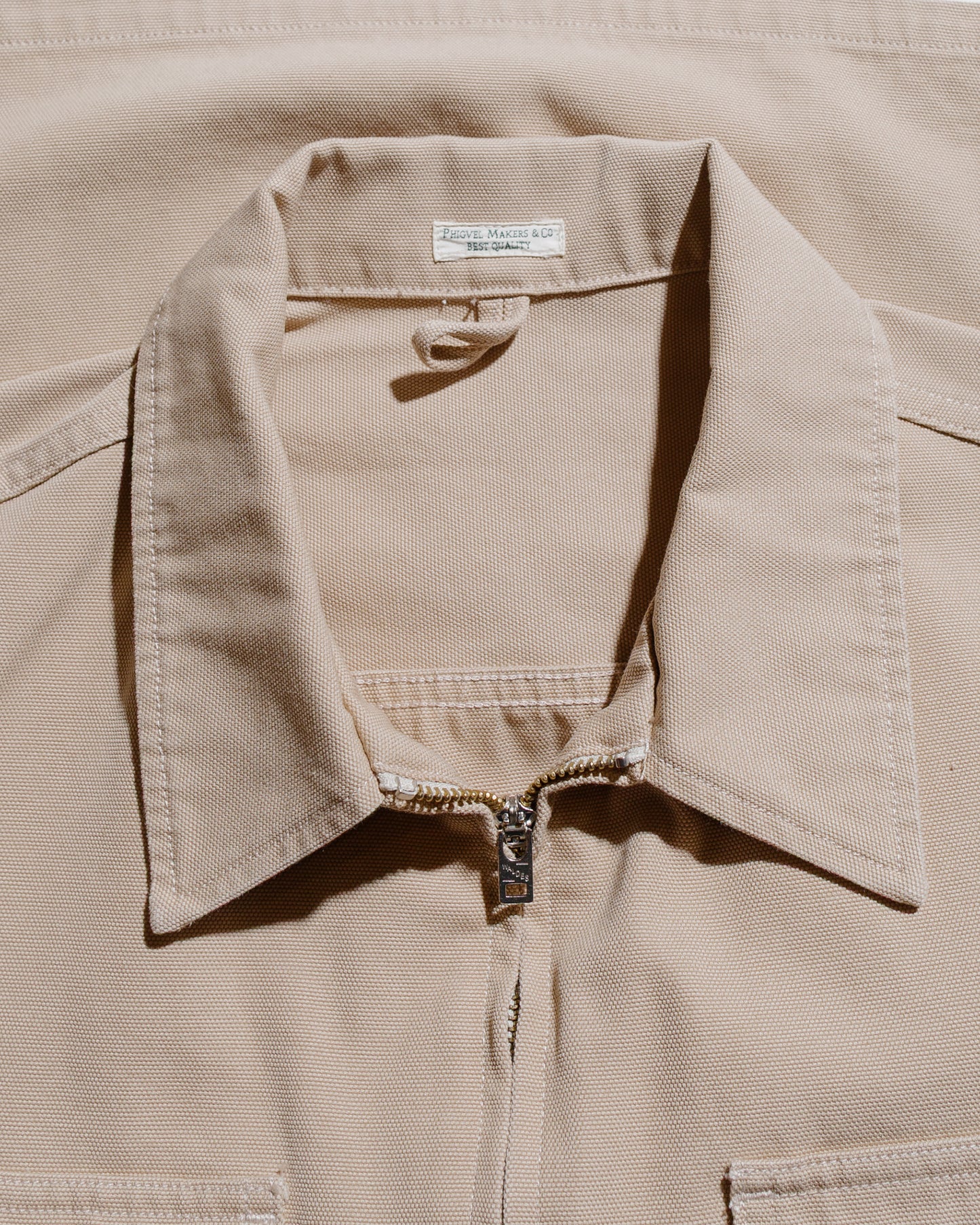 Phigvel Duck Cloth Workaday Jacket Cream
