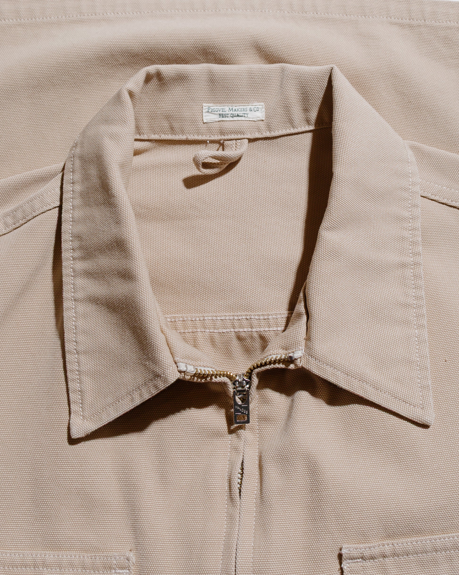 Phigvel Duck Cloth Workaday Jacket Cream