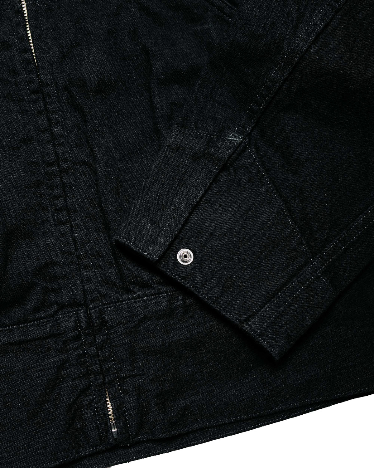 Phigvel Hooded Denim Blouson Black One Wash