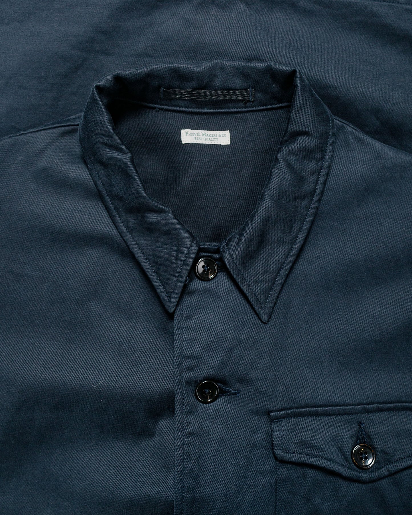 lost & found Phigvel Phigvel Hunting Shirt Jacket Grayish Navy