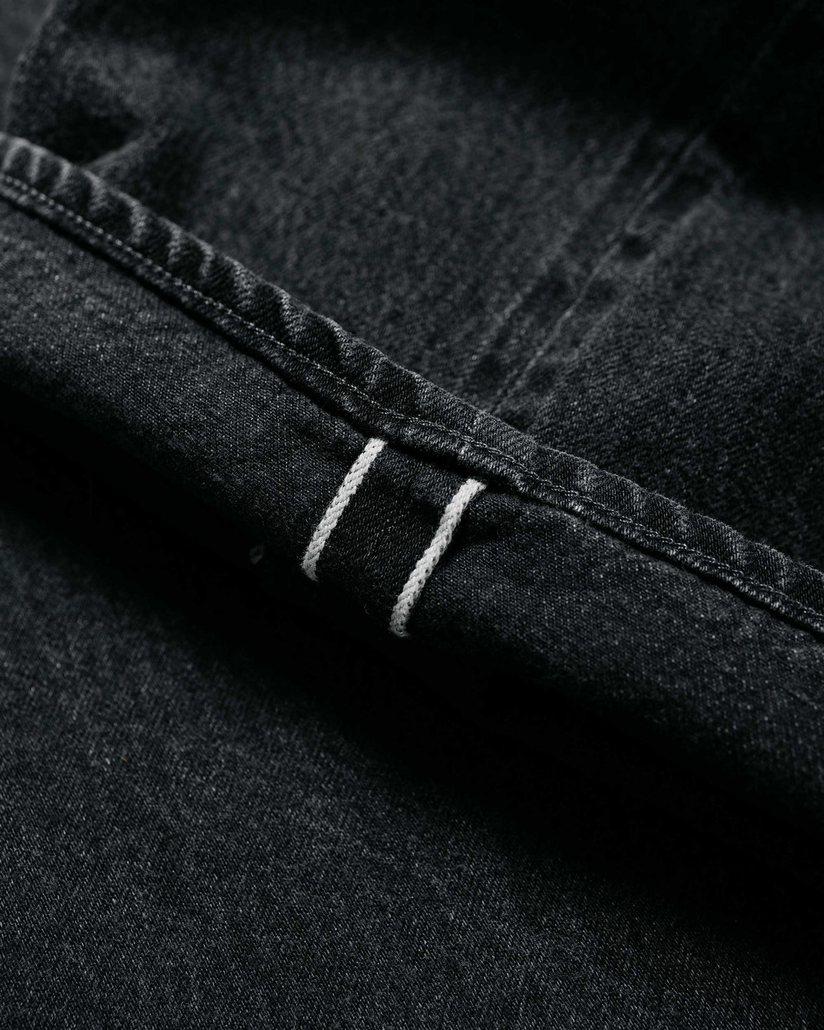 Phigvel Lady White Co. Classic Jeans Wide Faded Black Hand Fade