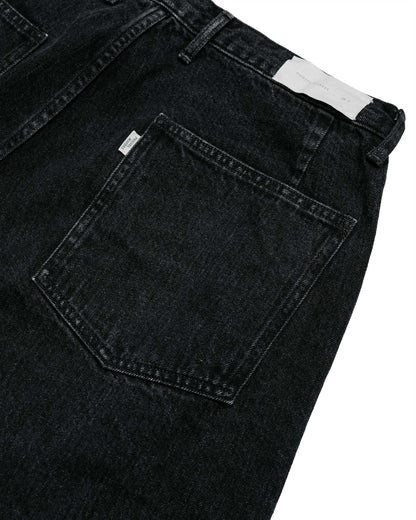 Phigvel Lady White Co. Classic Jeans Wide Faded Black Hand Fade