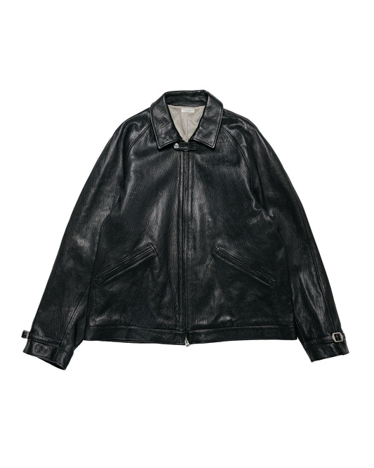 Phigvel Lost & Found Leather Zip Blouson Black(Smooth)