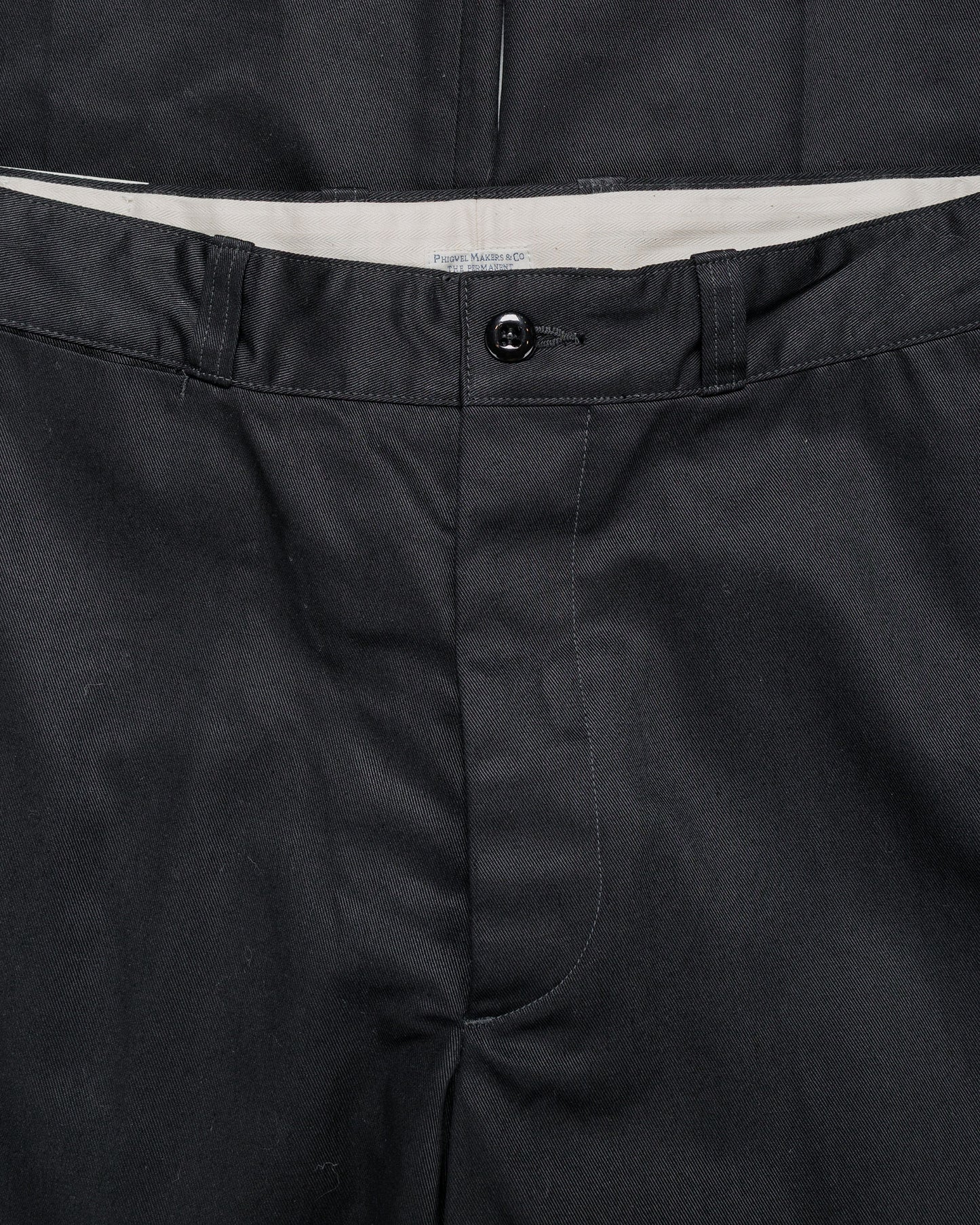 lost & found Phigvel Phigvel Officer Trousers (Regular) Ink Black