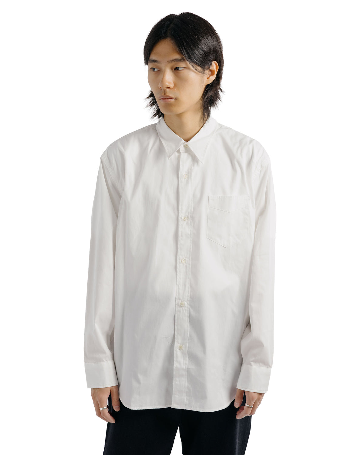Phigvel Poplin Dress Shirt Vintage Off White