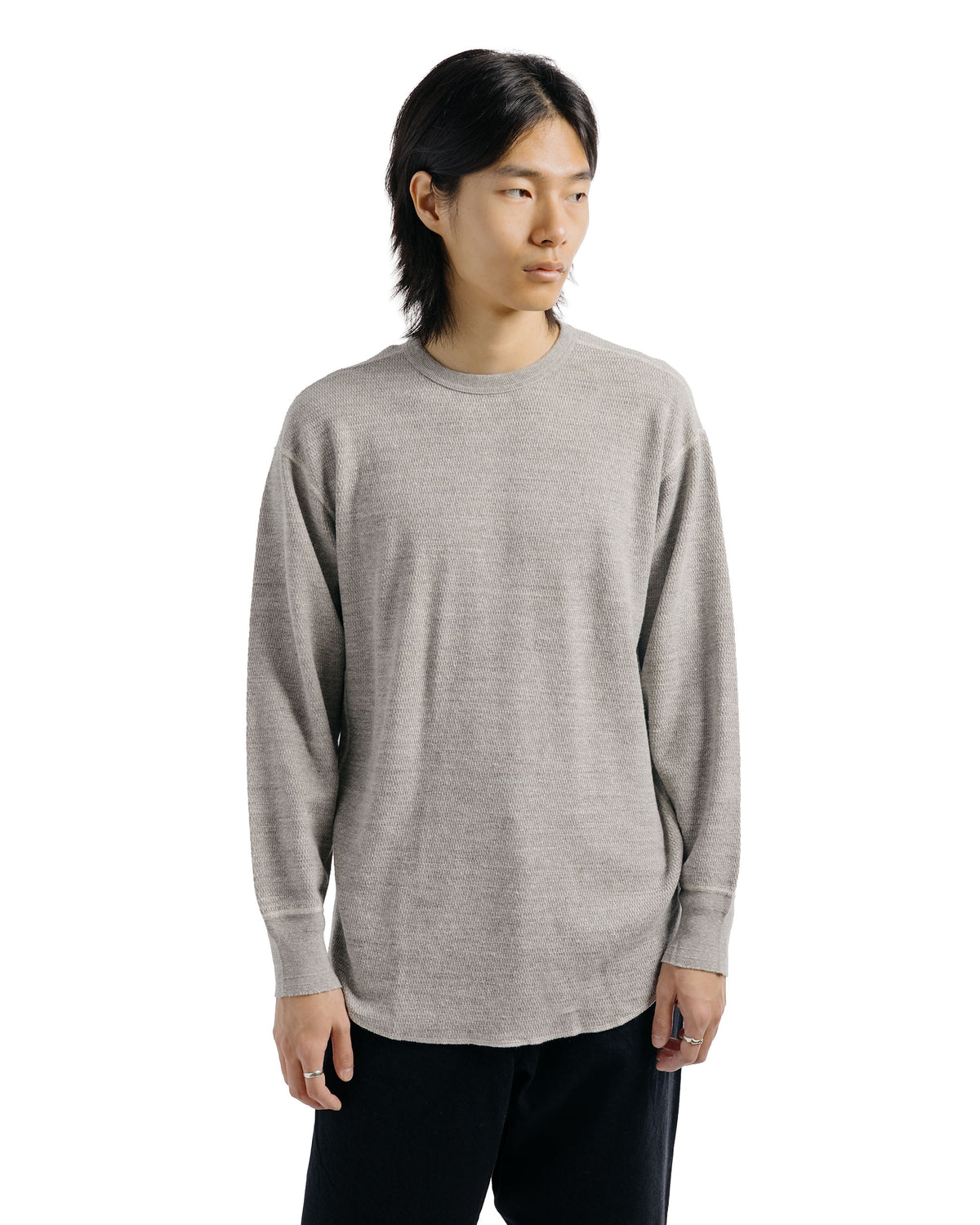 lost & found Phigvel Phigvel Thermal Top Top Gray