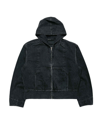 lost & found Phigvel Phigvel Lady White Co. Hooded Denim Blouson Faded Black Hand Fade