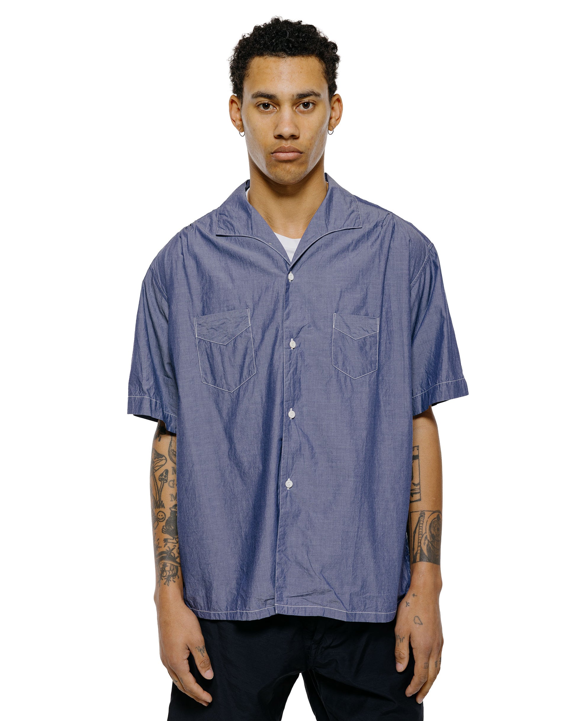 lost & found Post O'Alls Post O'Alls Fever 2 S/S High Count Broadcloth Blue