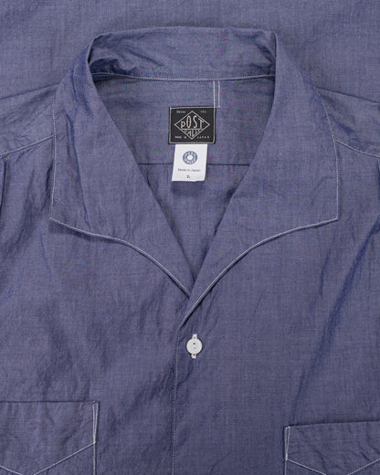 lost & found Post O'Alls Post O'Alls Fever 2 S/S High Count Broadcloth Blue