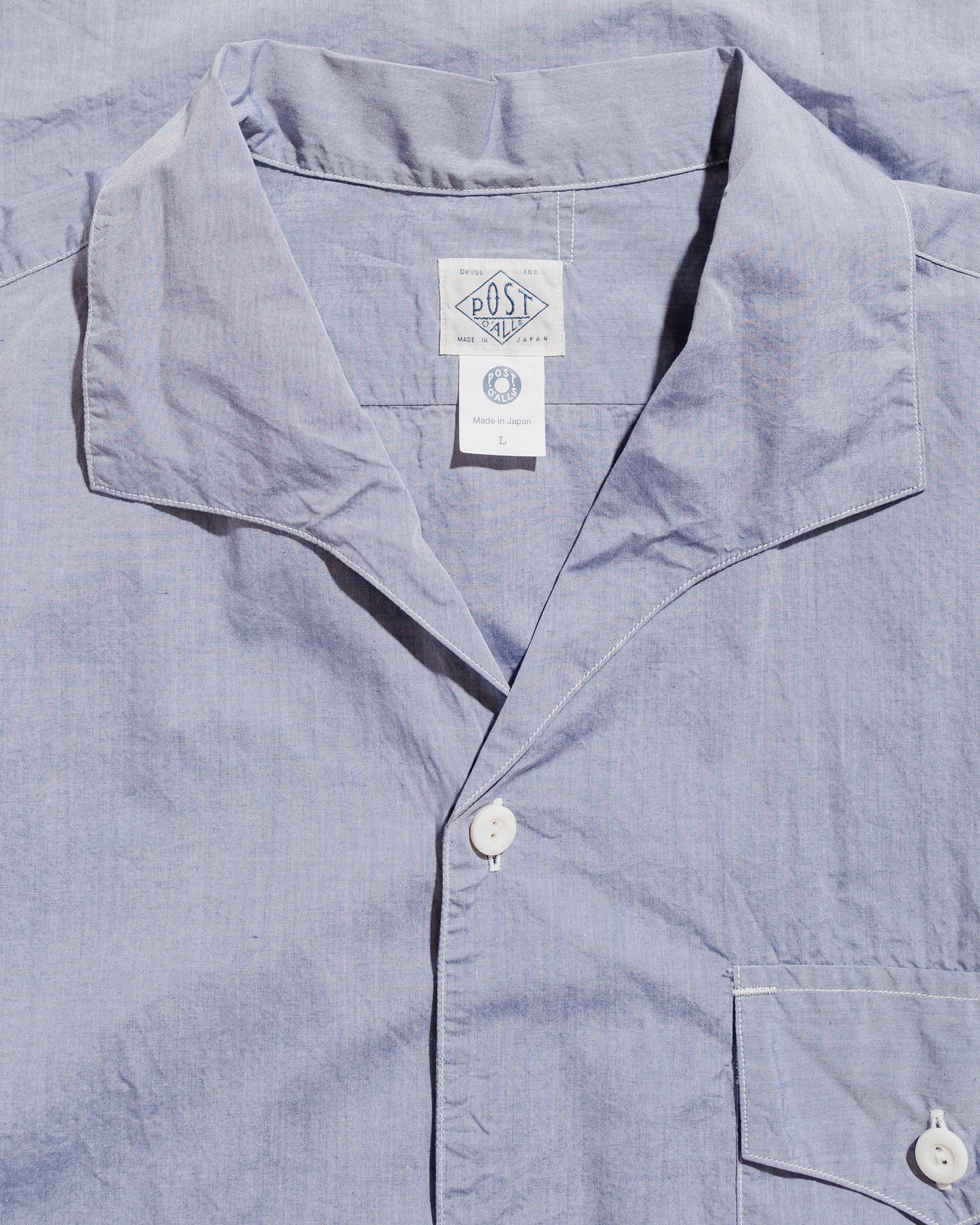 lost & found Post O'Alls Post O'Alls Town & Country 2 Feather Chambray Blue