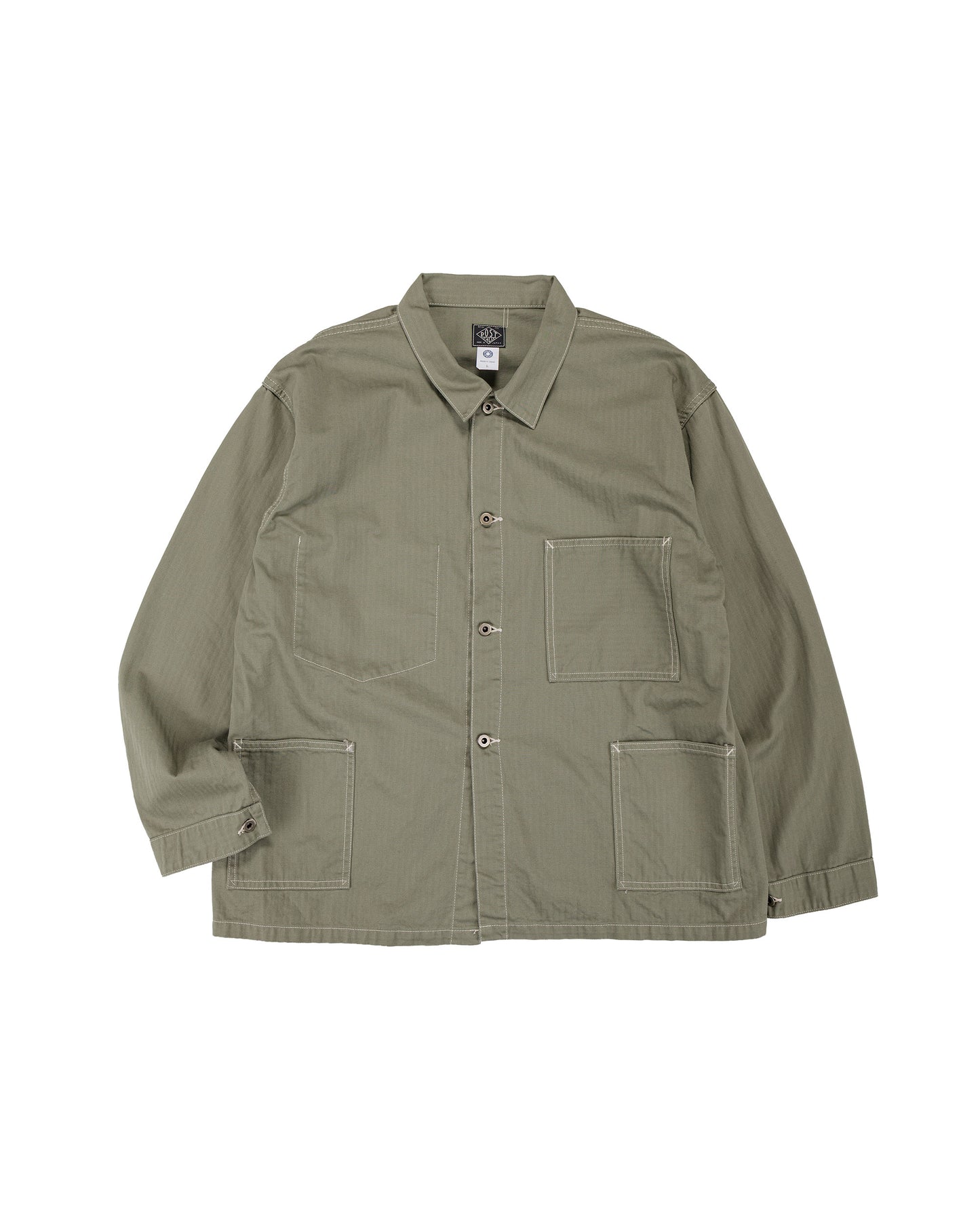 lost & found Post O'Alls Post O'Alls USMC 1930s Utility Jacket Mini HBT Sage