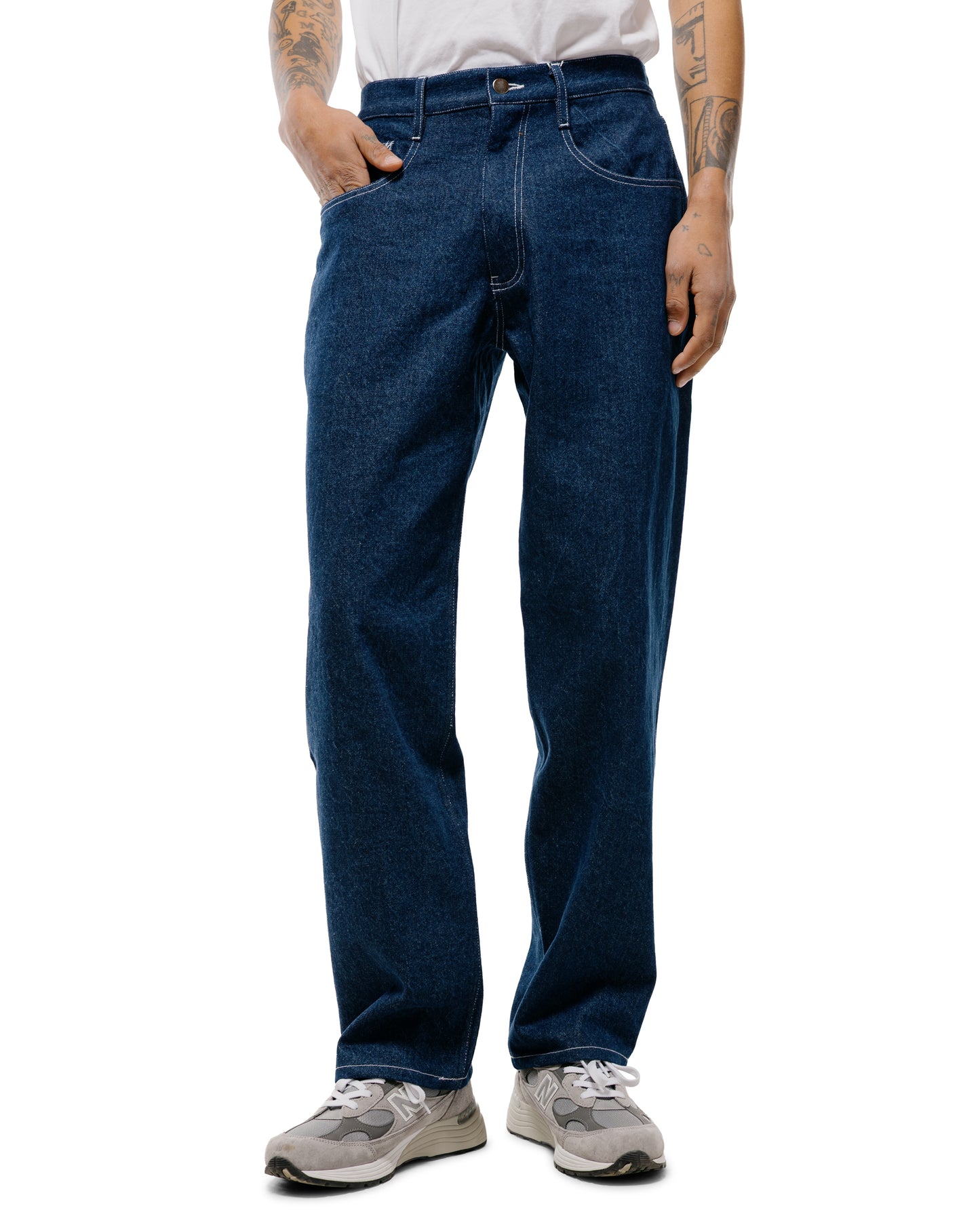 lost & found Randy's Garments Randy's Garments 5-Pocket Jean Scoured Indigo 12oz Cotton Denim