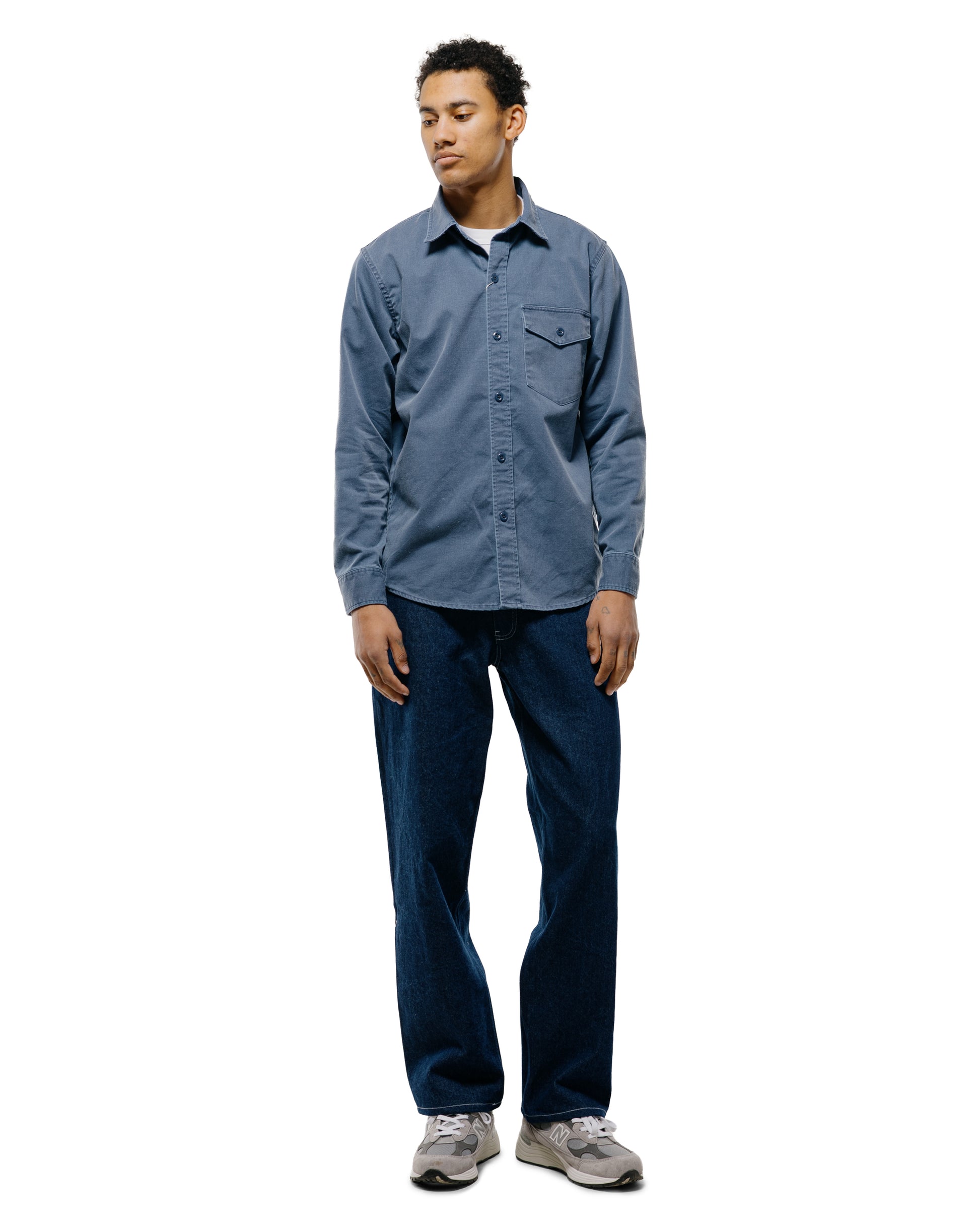 lost & found Randy's Garments Randy's Garments 5-Pocket Jean Scoured Indigo 12oz Cotton Denim