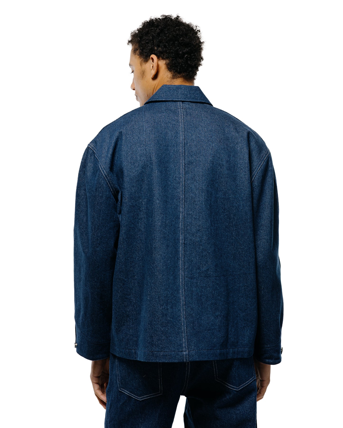 lost & found Randy's Garments Randy's Garments Chore Coat Scoured Indigo 12oz Cotton Denim