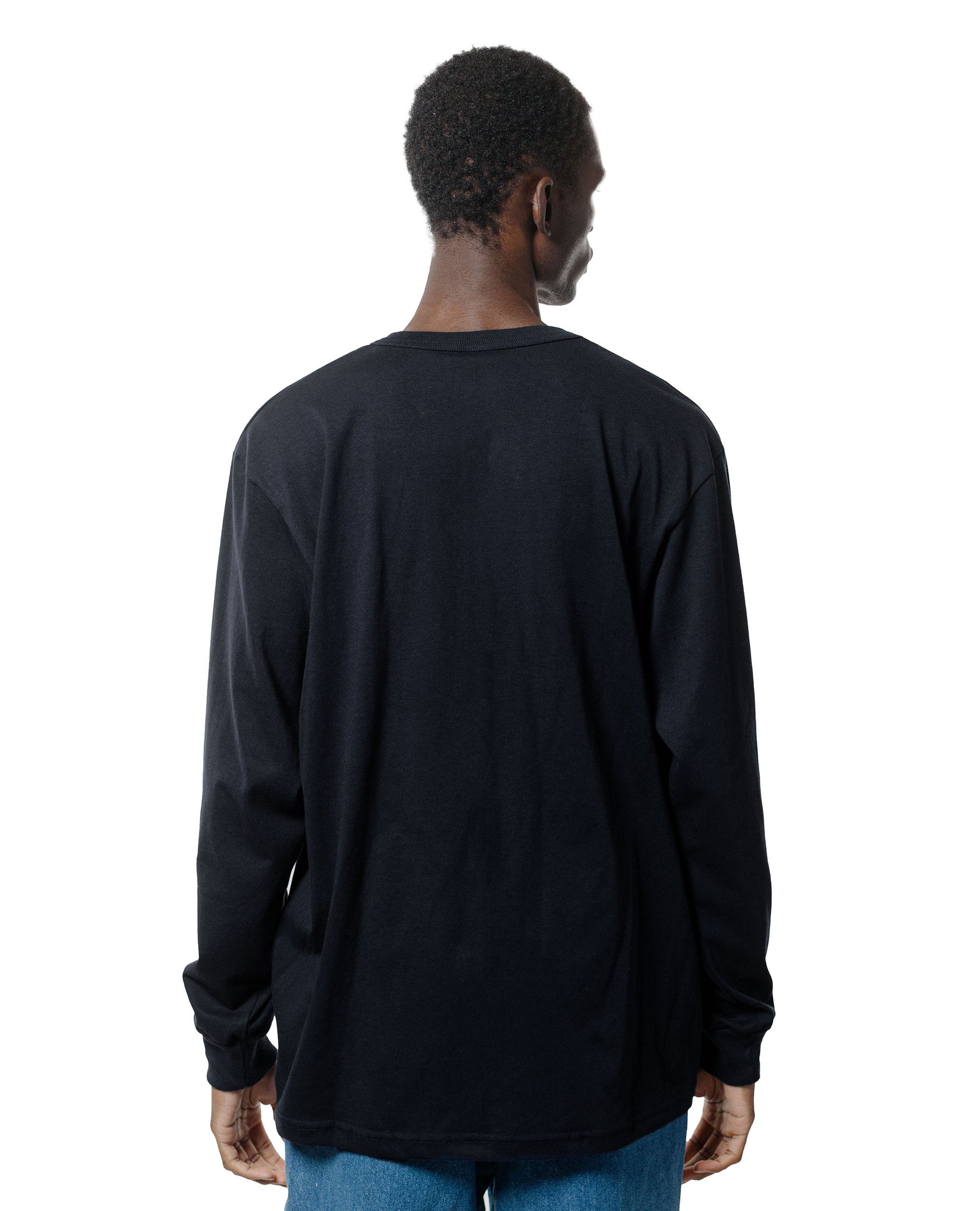lost & found Randy's Garments Randy's Garments Long-Sleeve Pocket Tee Black