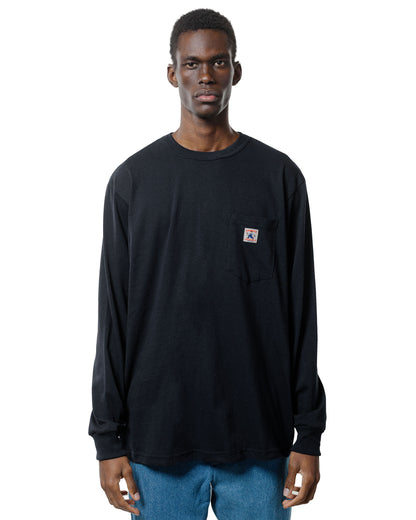lost & found Randy's Garments Randy's Garments Long-Sleeve Pocket Tee Black