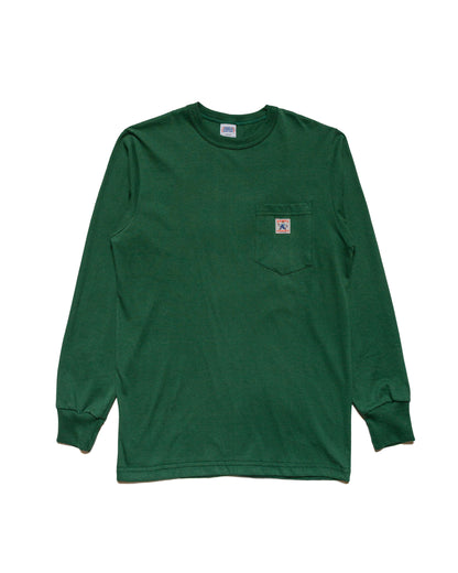 lost & found Randy's Garments Randy's Garments Long-Sleeve Pocket Tee Dark Green