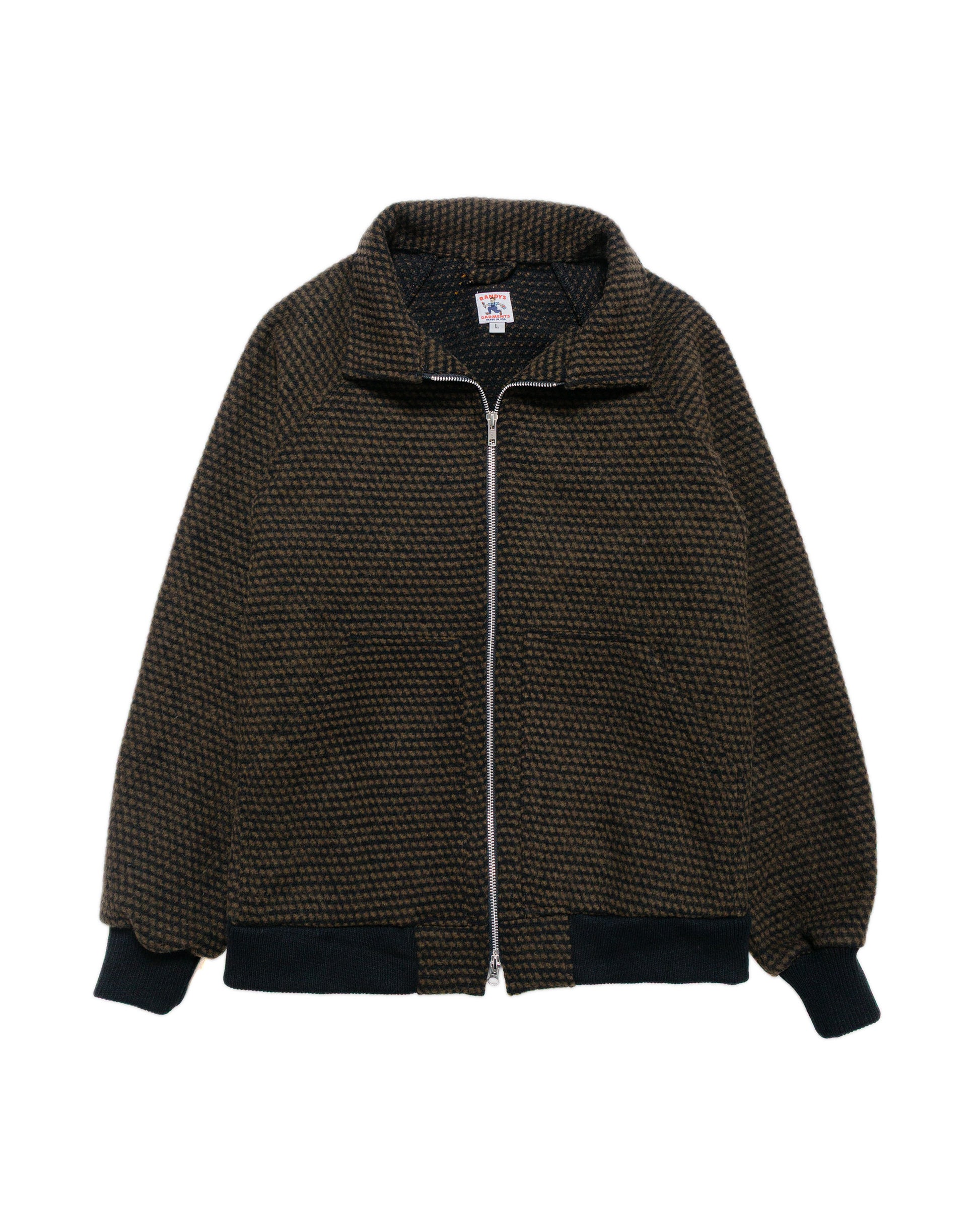 lost & found Randy's Garments Randy's Garments Maine Jacket Brown Horizontal Tweed