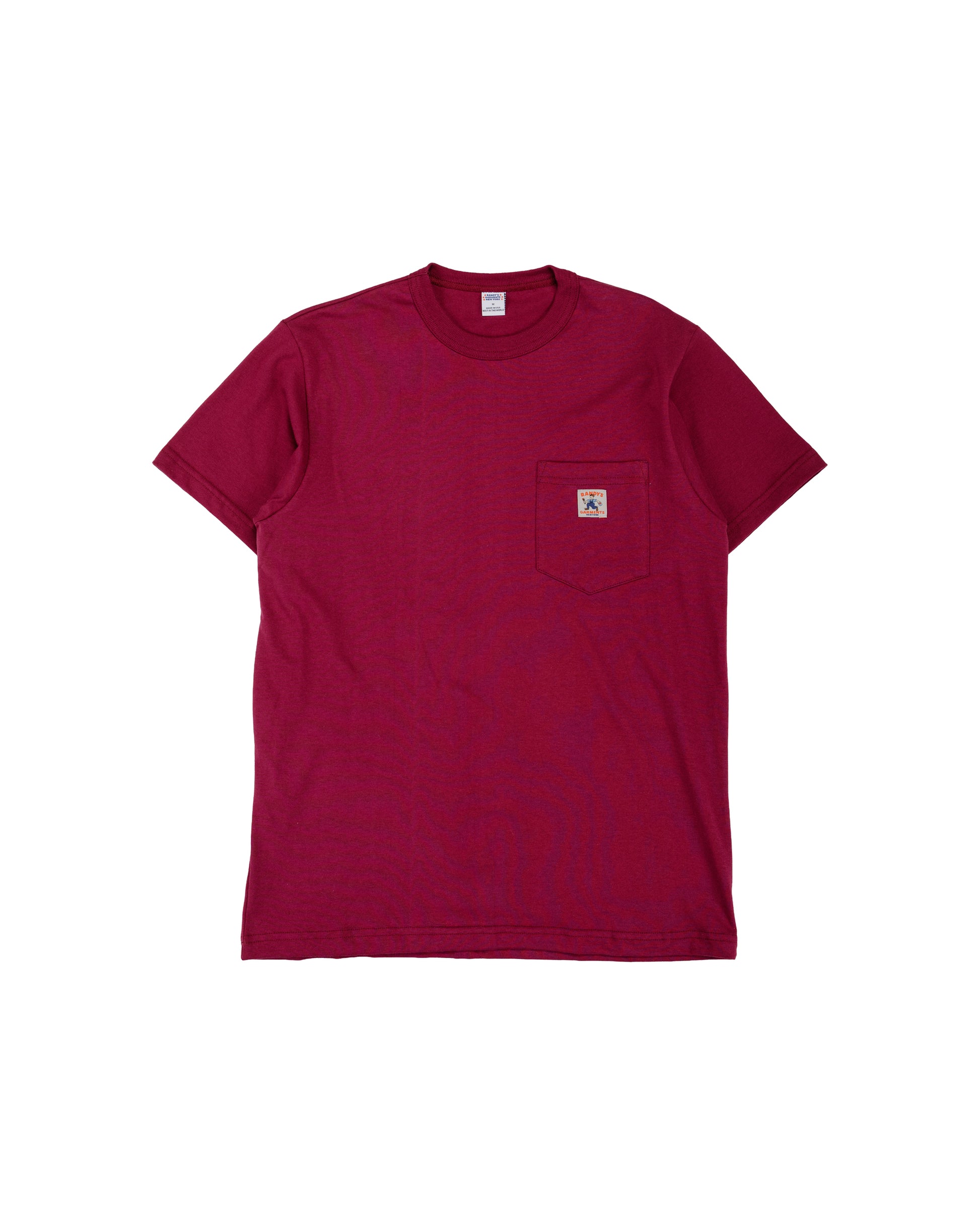 lost & found Randy's Garments Randy's Garments Pocket Tee Maroon