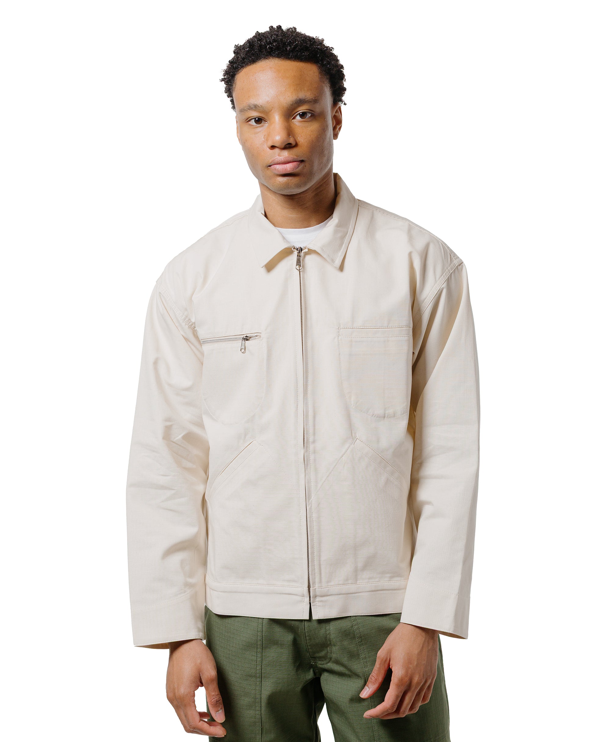 lost & found Randy's Garments Randy's Garments Service Jacket Cotton Ripstop Natural