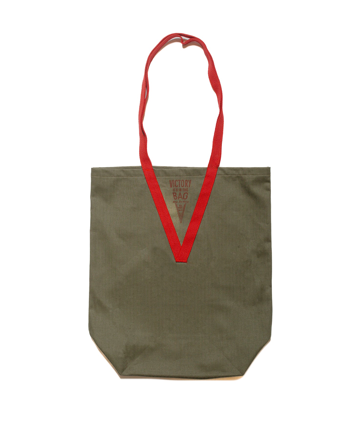 lost & found The Real McCoy's Real McCoy's MA24007 Victory Shoulder Tote Bag Olive