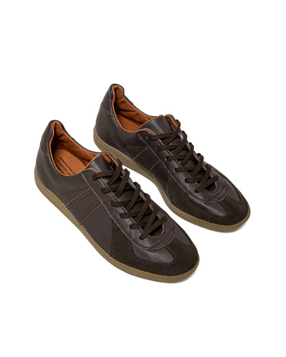 lost & found Reproduction of Found Reproduction of Found German Military Trainer 1700L Dark Brown