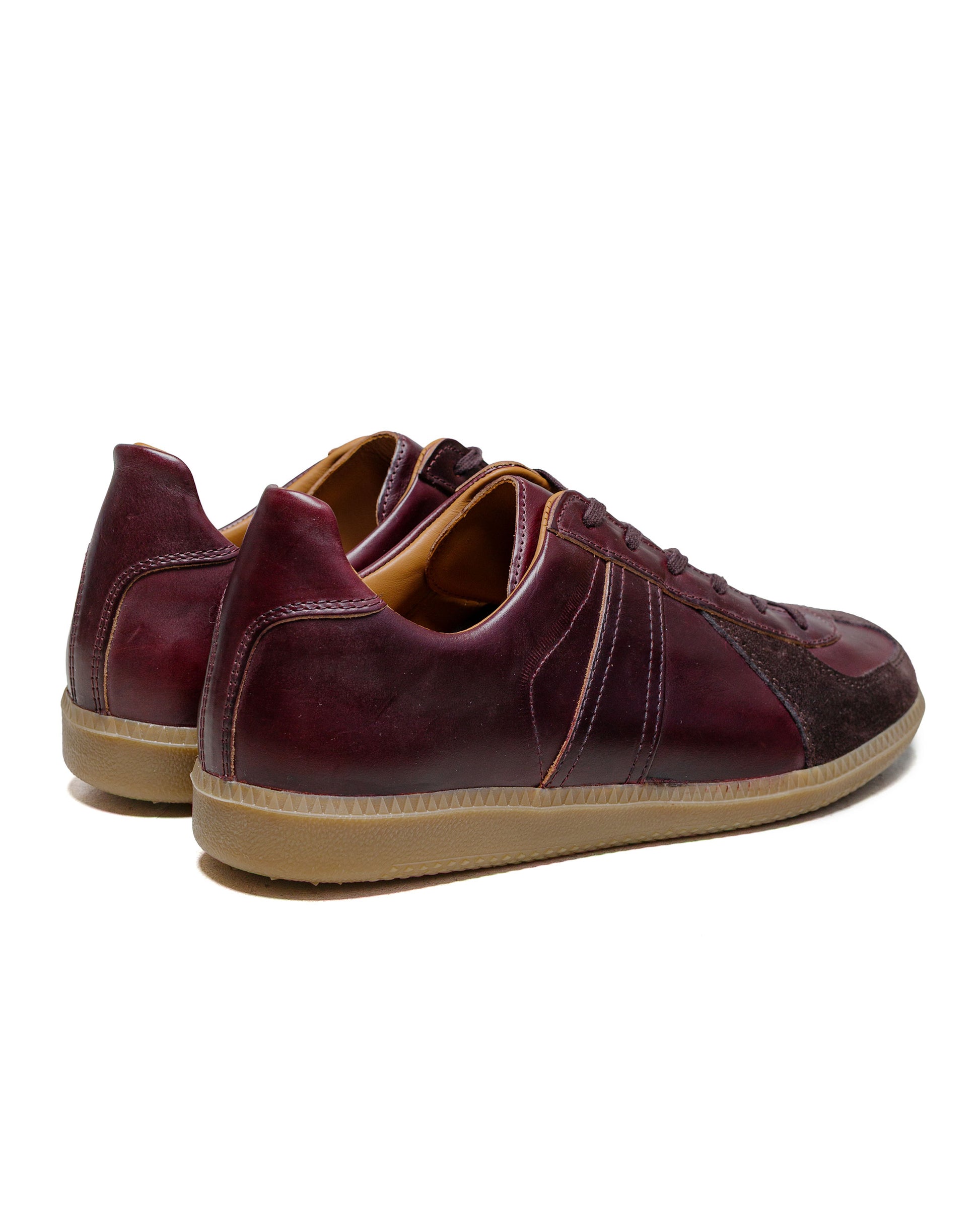 lost & found Reproduction of Found Reproduction of Found German Military Trainer 1700HWC Horween Chromexcel Burgundy