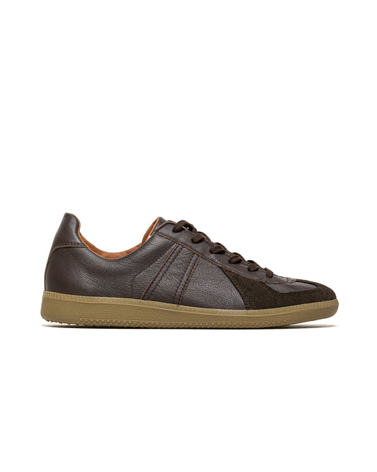 lost & found Reproduction of Found Reproduction of Found German Military Trainer 1700L Dark Brown