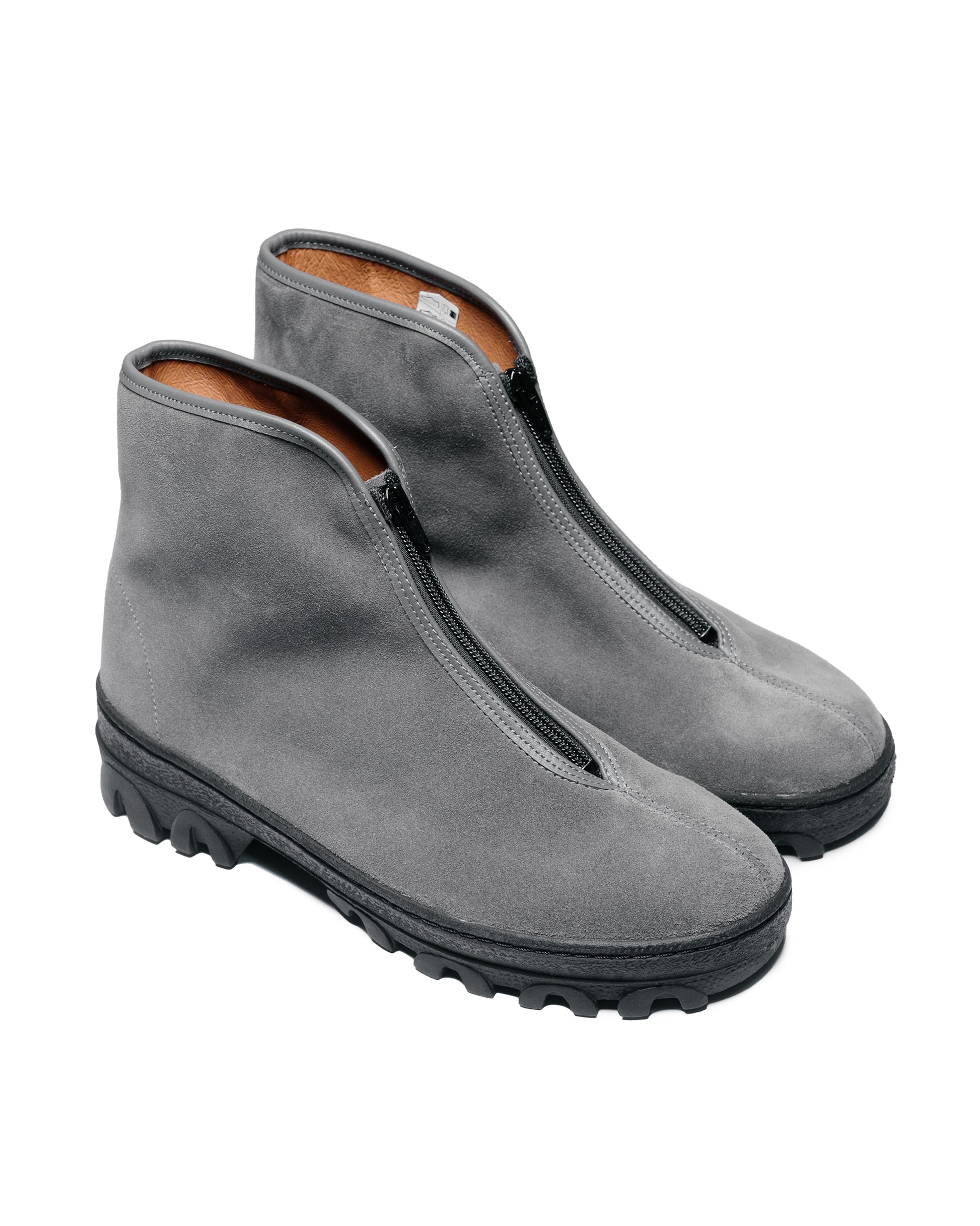 Reproduction of Found Russian Military Boots 540SS Dark Gray Suede front side