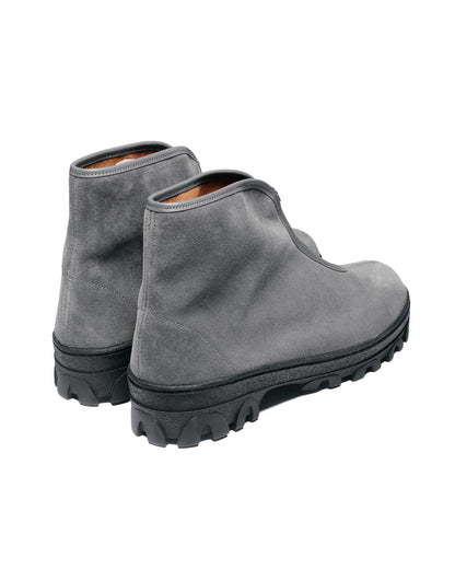 Reproduction of Found Russian Military Boots 540SS Dark Gray Suede back side