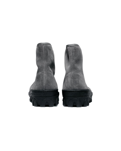 Reproduction of Found Russian Military Boots 540SS Dark Gray Suede back